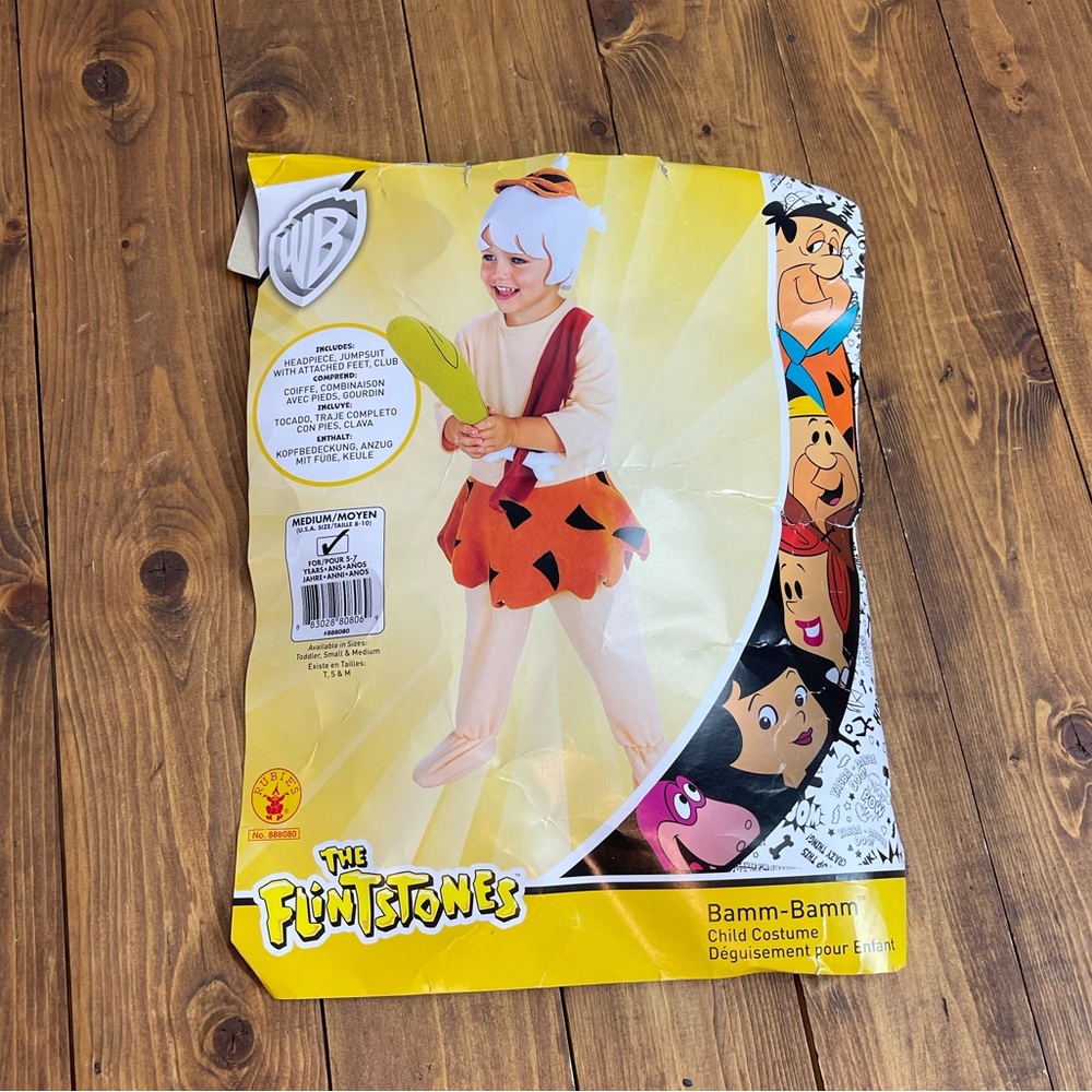 Rubies the Flintstones Bamm bamm costume kids size medium 5-7